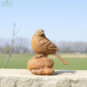 Tuinbeeld Vogeltje links