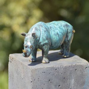Bronzen nijlpaard